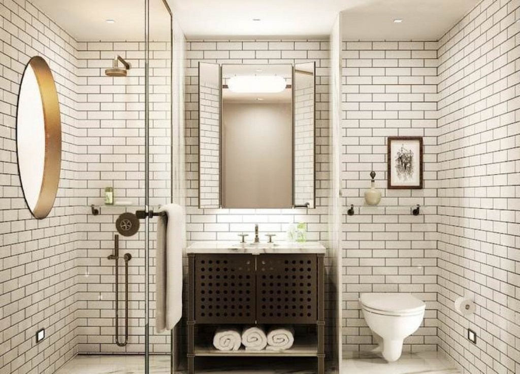 Idejas, kā “atdzīvināt” klasiskās vannas istabas flīzes