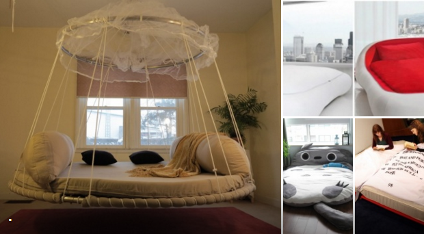 10 stilīgas gultas, kurās gribēsi ar prieku iet gulēt