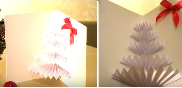 Viegli pagatavojama 3D Ziemassvētku kartīte