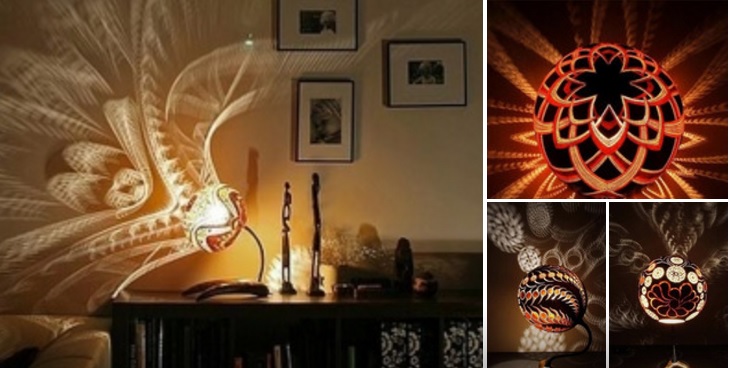 Šīs lampas spēj veidot nepārspējami skaistu mākslu uz sienām