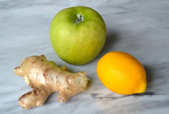 Ābols, ingvers un citrons – spēcīgs līdzeklis resnās zarnas detoksikācijai!