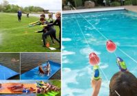 Ūdens rotaļu idejas bērniem – nodarbiniet viņus šajā karstajā laikā