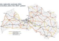 Reģionālo un vietējo autoceļu būvniecības plāns līdz 2027.gadam paredz būvdarbus 1360 km reģionālo ceļu