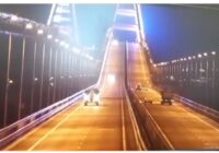 VIDEO: Nopublicēts video ar sprādziena brīdi Kerčas tiltā – pilnīgas skaidrības gan nav arvien