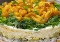 Salāti “Sēņu pļava”: recepte skaistam un garšīgam ēdienam svētku galdam