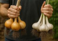 Kā pareizi sagatavot ķiplokus un sīpolus uzglabāšanai, lai tie nesabojātos ziemā