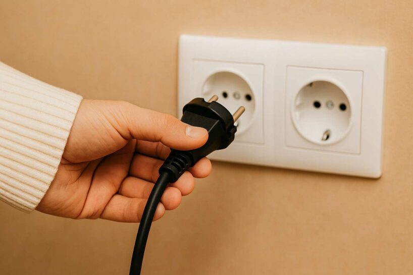 Elektriķis man ieteica pirms iziešanas no mājām atvienot šīs 3 ierīces no rozetes — uzzinot iemeslu, tagad es to daru katru reizi