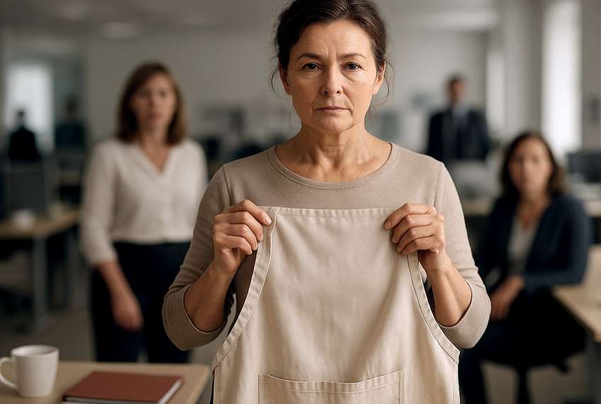 Darbā mani sauca par pelēko palīdzi līdz kādu dienu es novilku to pelēko darba formu