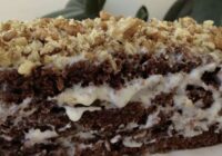 Glāze kefīra un 1 ola – maiga šokolādes kūka viesiem ir gatava